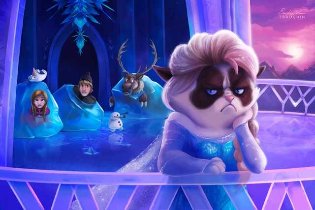 Grumpy Cat s'invite dans les films Disney - KULTT