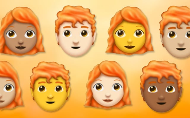Apple lance les emojis roux - KULTT
