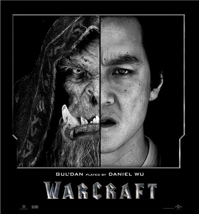 Warcraft' actors and their CGI characters3