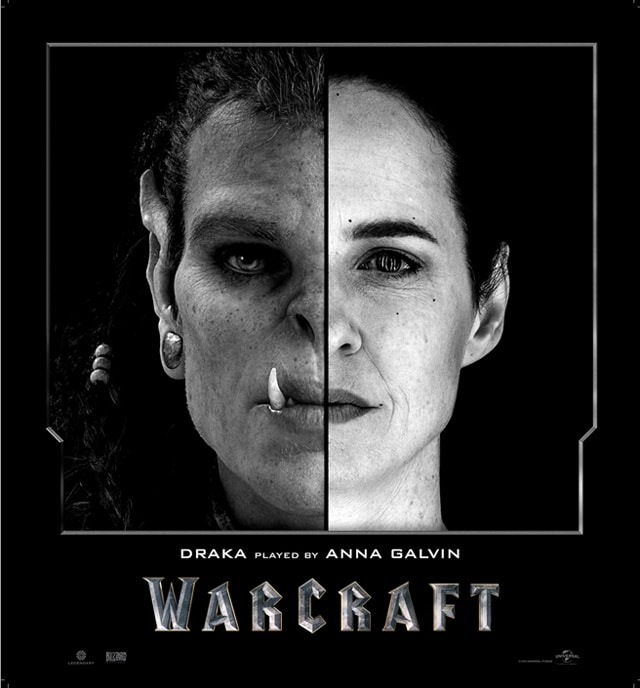 Warcraft' actors and their CGI characters6