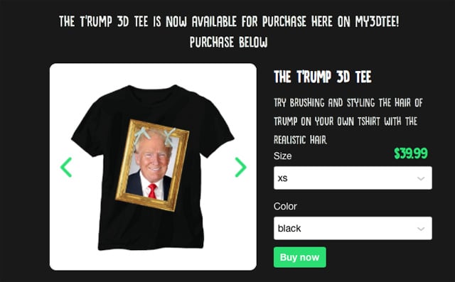 trump3dtshirt