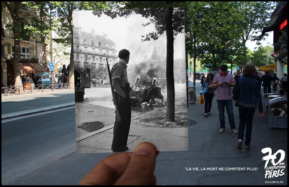 Golem13-Paris-Liberation-1944-StMichel-Doisneau