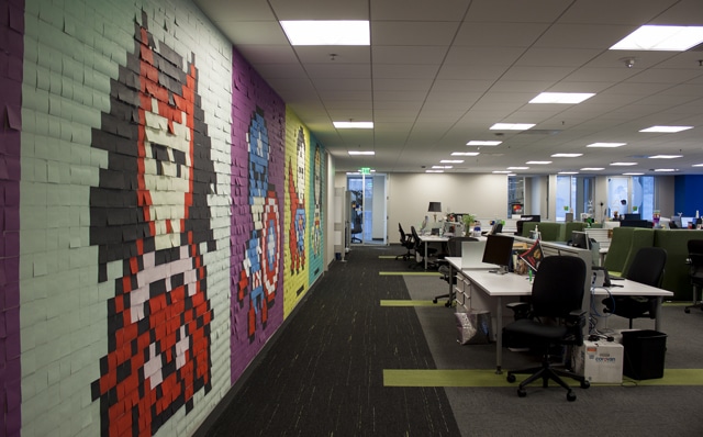Superhero-Post-It-Mural11
