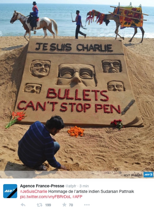 jesuisCharlie-partout-Inde-sable