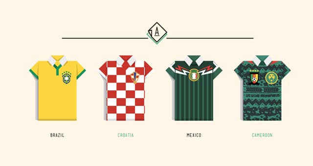 Les Maillots Origami De La Coupe Du Monde De Football KULTT Les Maillots Origami De La Coupe Du Monde De Football KULTT