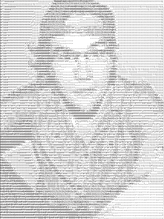 portraitASCII