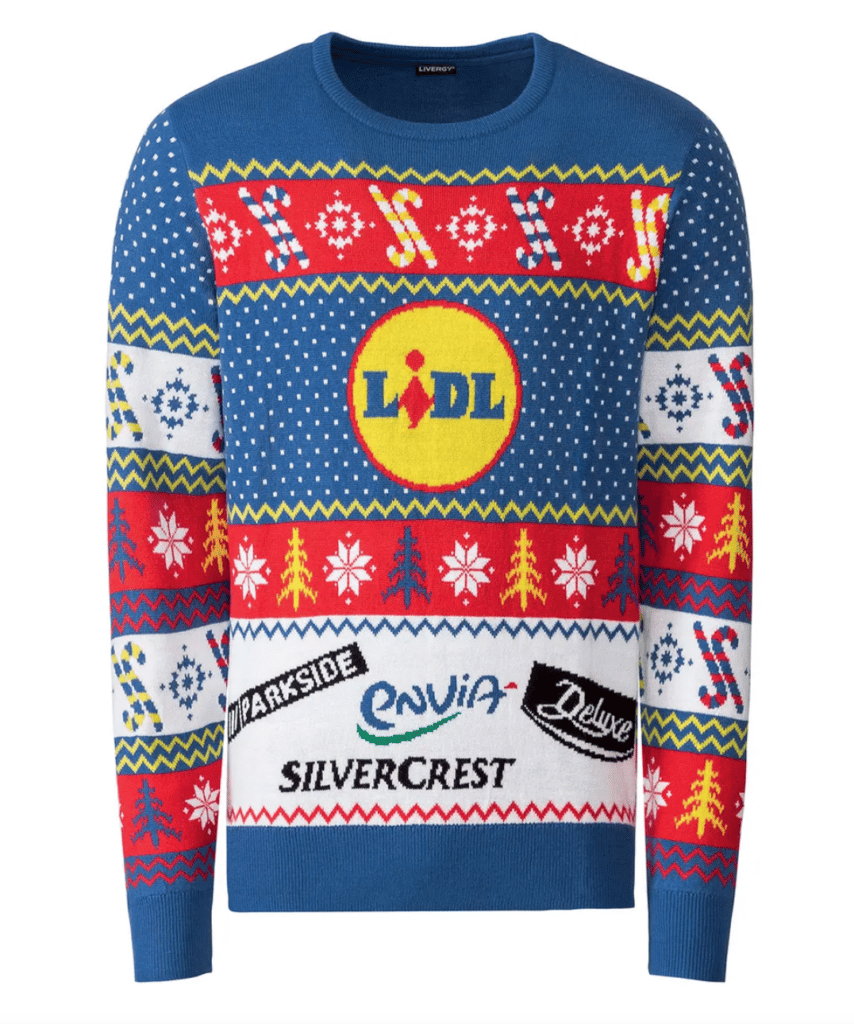 Pull De Noël Lidl Femme - Taille S - Édition Limitée - Neuf Avec étiquette